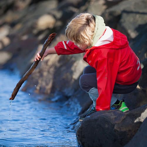 Lady Forster Kindergarten - Child Playing Near Water